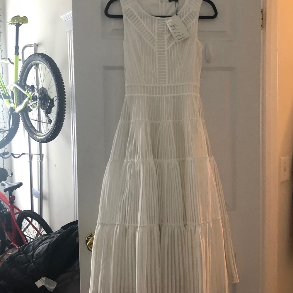 White dress with beautiful detail